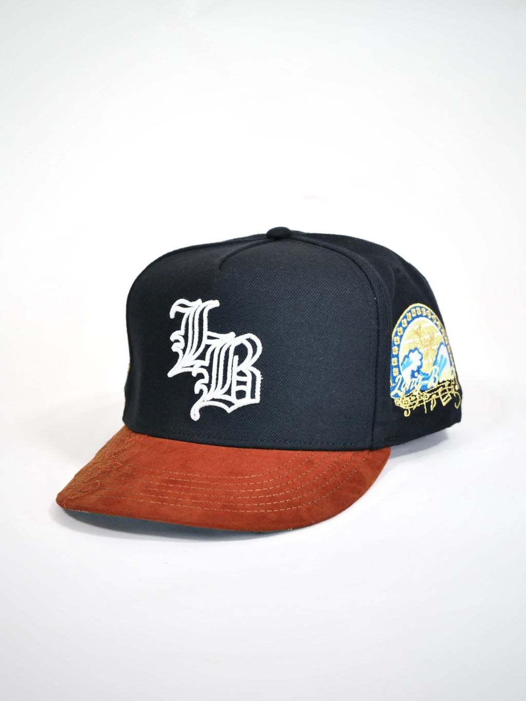 OG LB: Live Boundlessly Snapback (Black/Tan Brown) - Shop Avnu