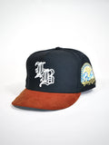 OG LB: Live Boundlessly Snapback (Black/Tan Brown) - Shop Avnu