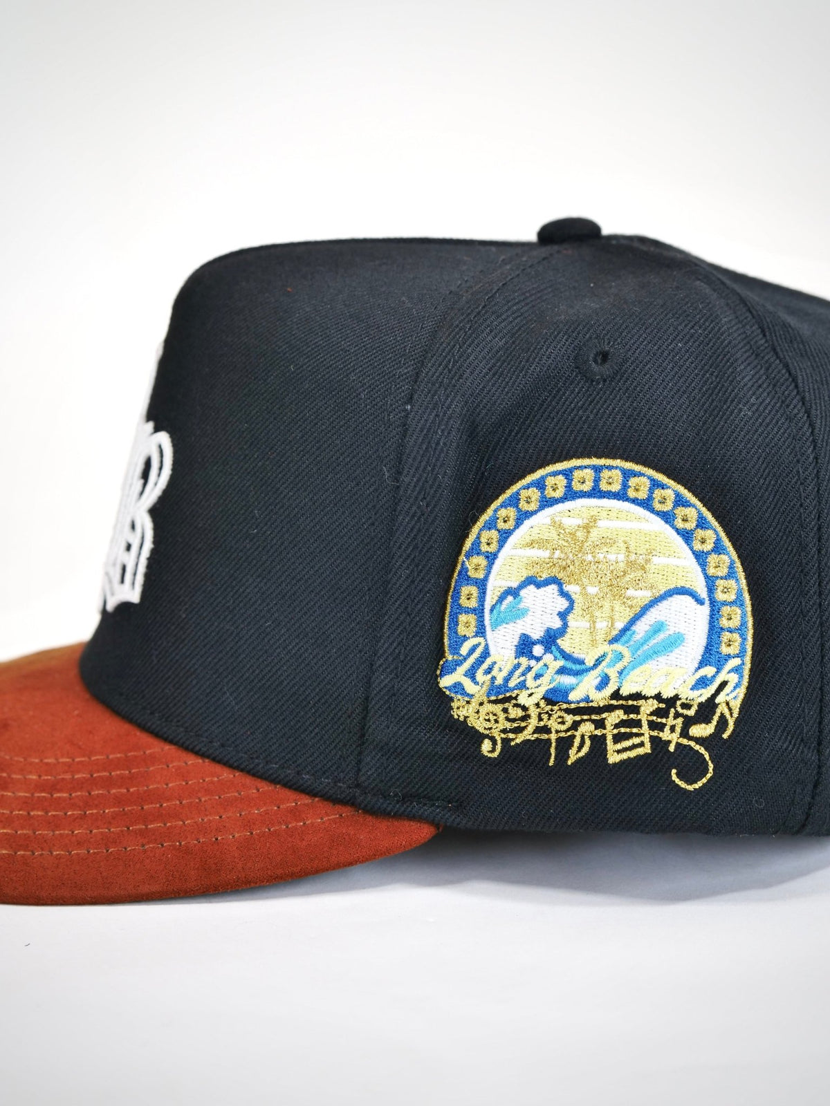 OG LB: Live Boundlessly Snapback (Black/Tan Brown) - Shop Avnu
