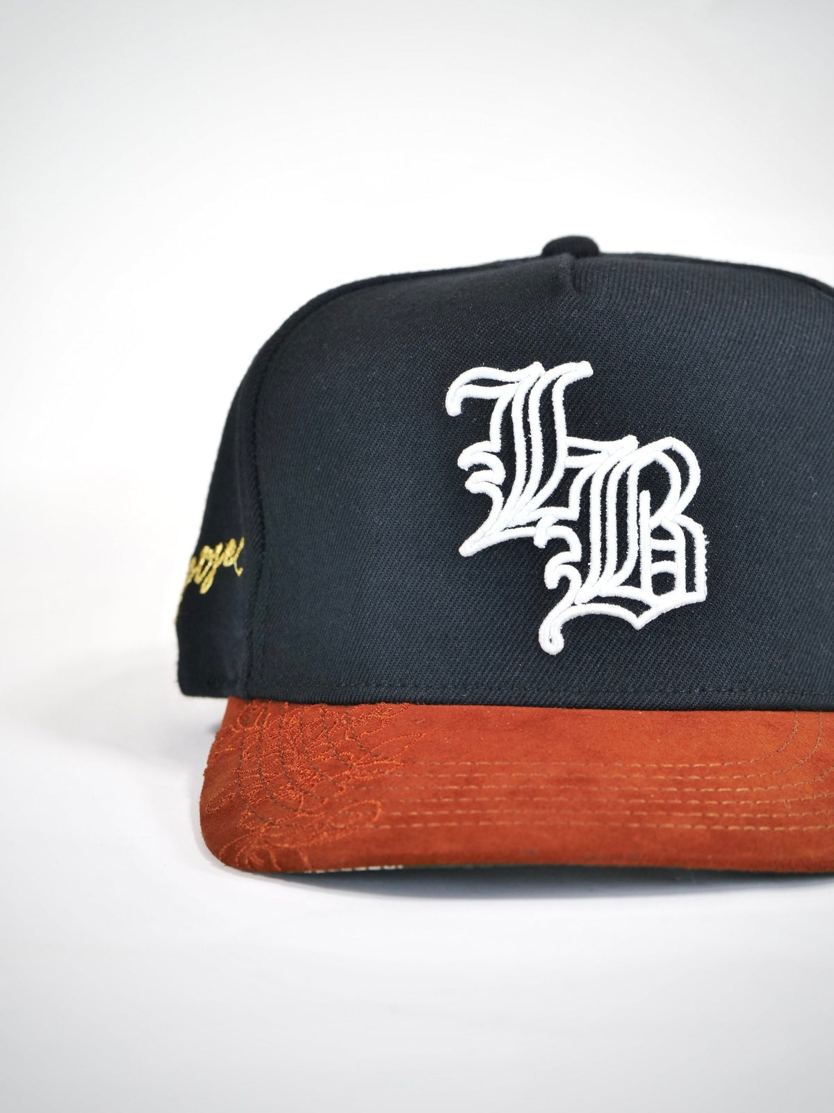 OG LB: Live Boundlessly Snapback (Black/Tan Brown) - Shop Avnu