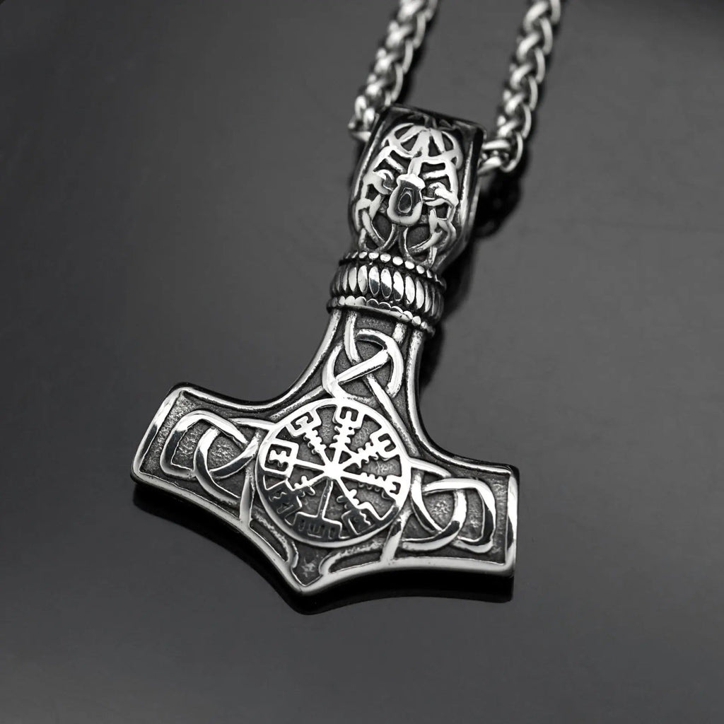 Modern Mjolnir Necklace - Shop Avnu