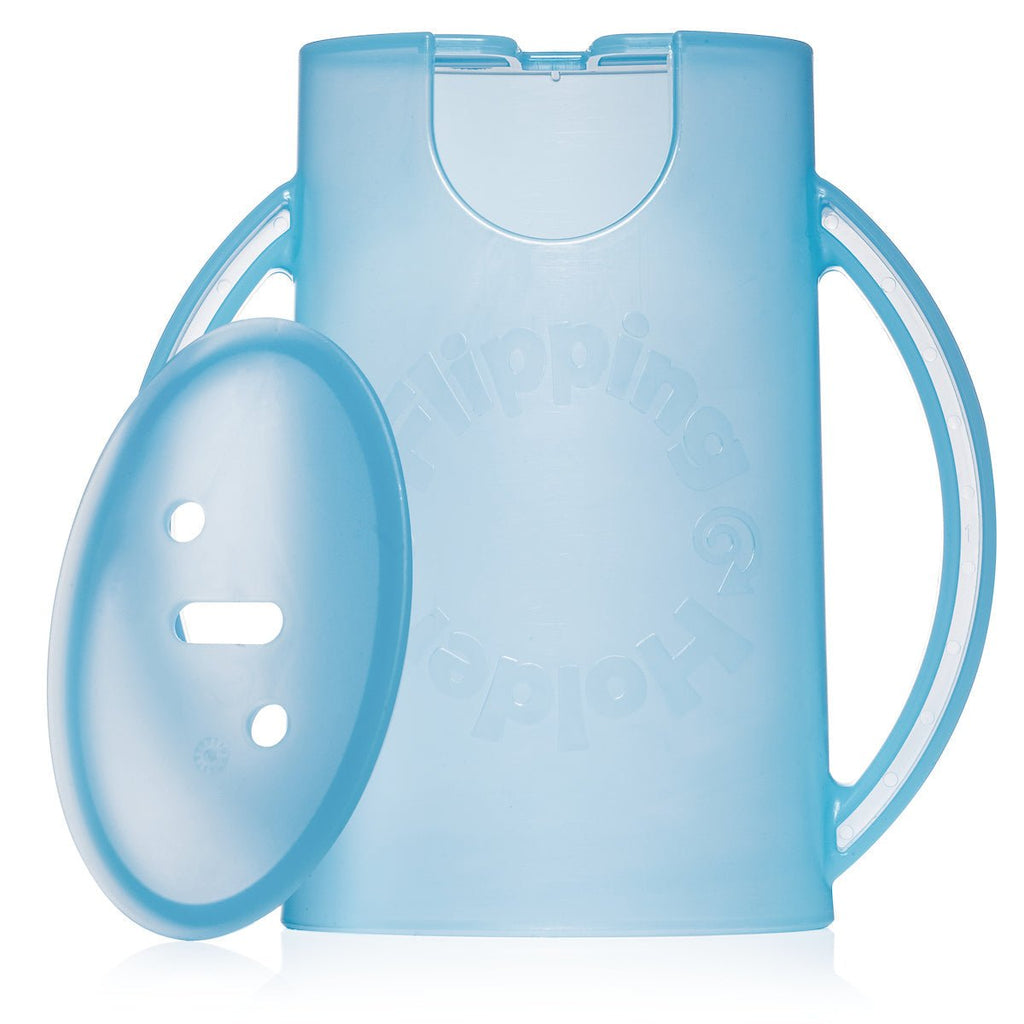 Flipping Holder DELUXE w/ LID (Blue) - Shop Avnu