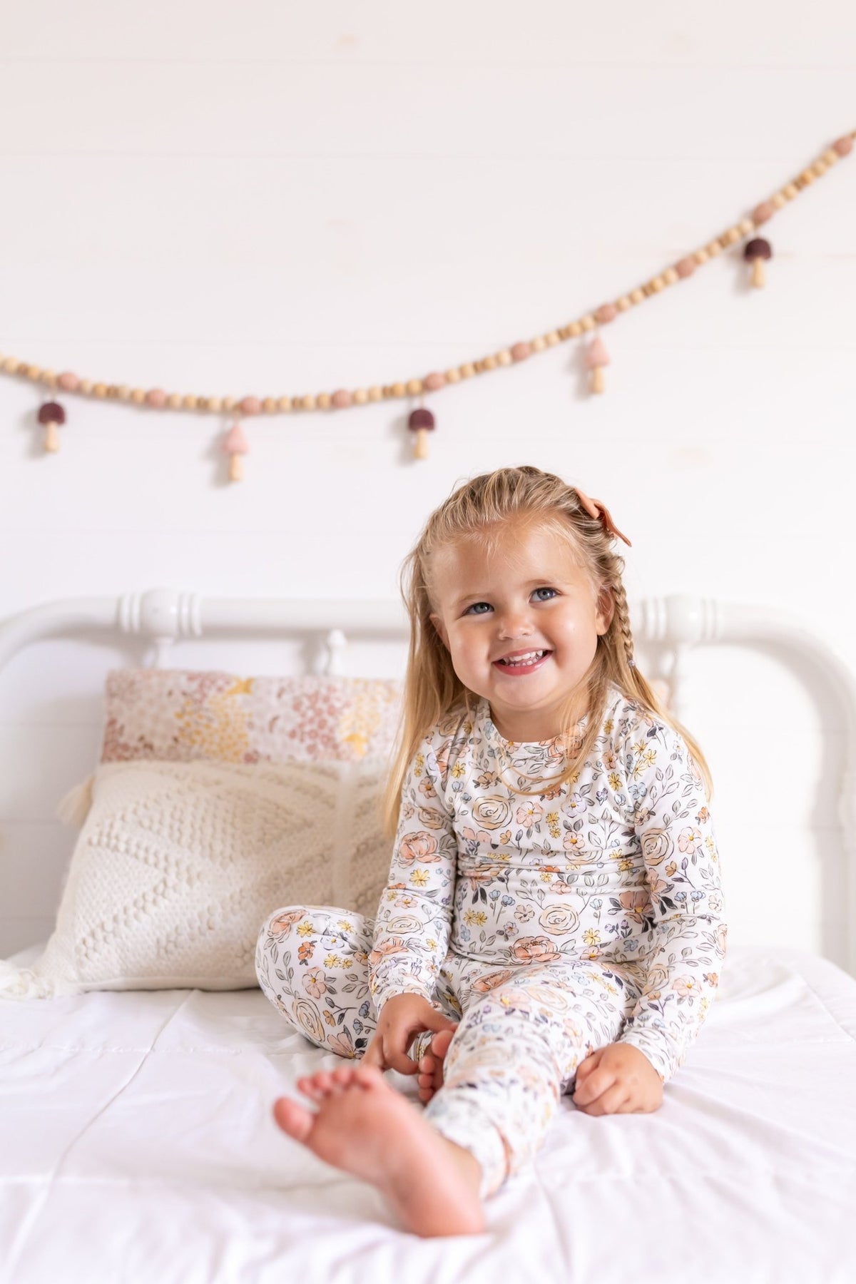 Pastel Petals 2pc Modal Pajamas - Shop Avnu