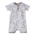 Cottontail Crew Bamboo Easter Shorty Romper for Baby Boys - Shop Avnu