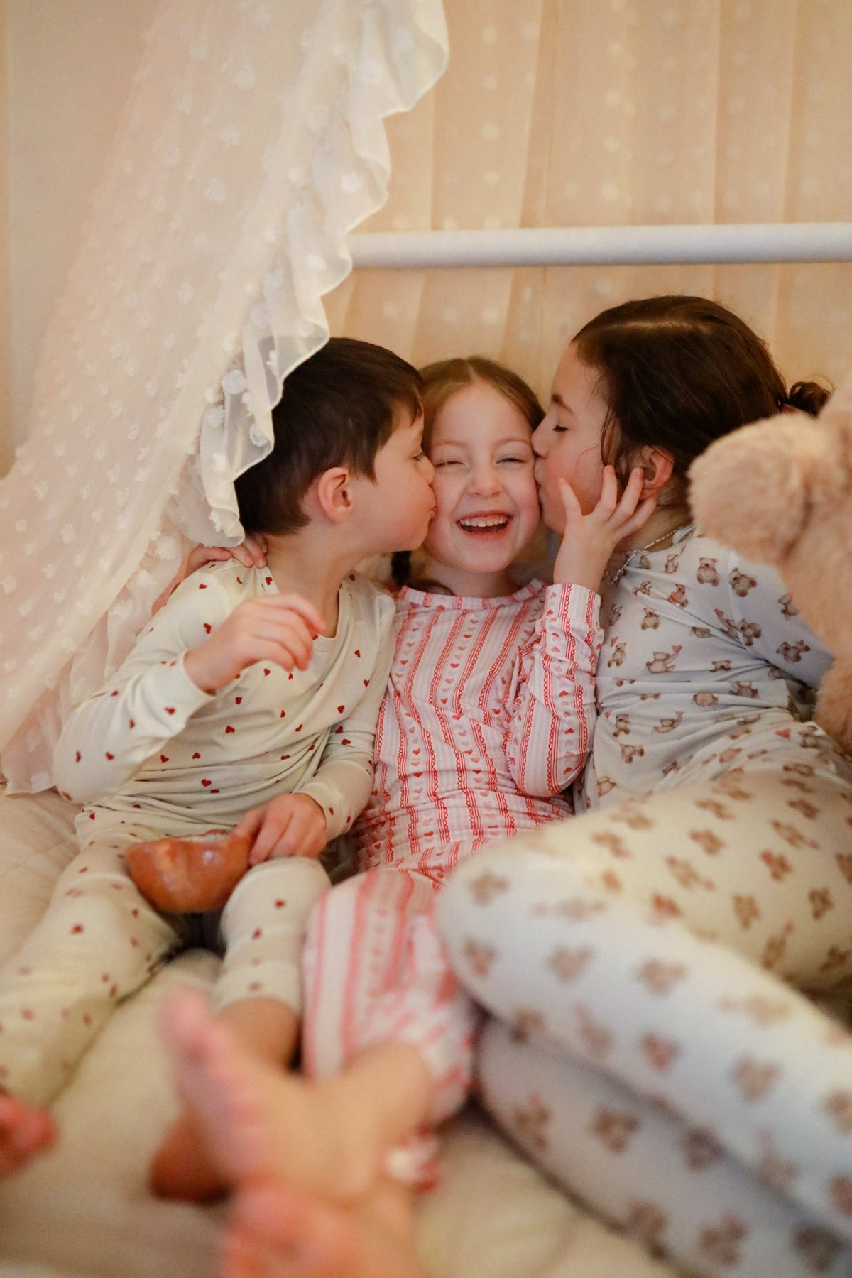 Valentines Teddy Bear 2pc Bamboo Pajamas - Shop Avnu