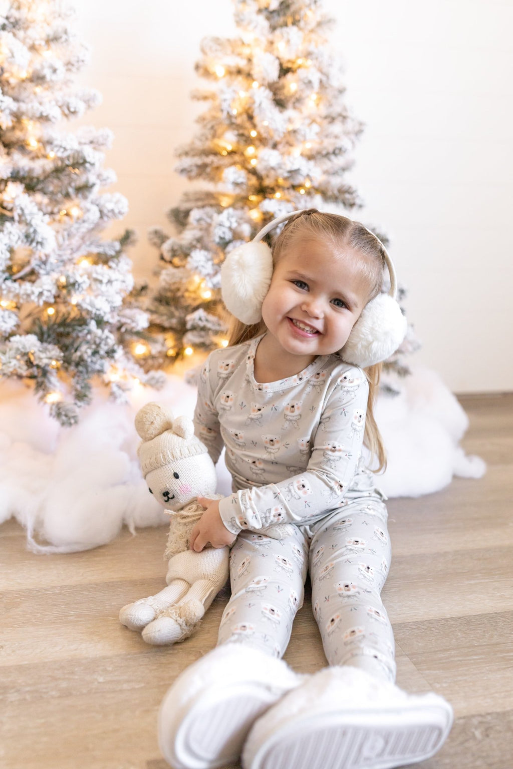 Polar Bear 2pc Bamboo Pajamas - Shop Avnu