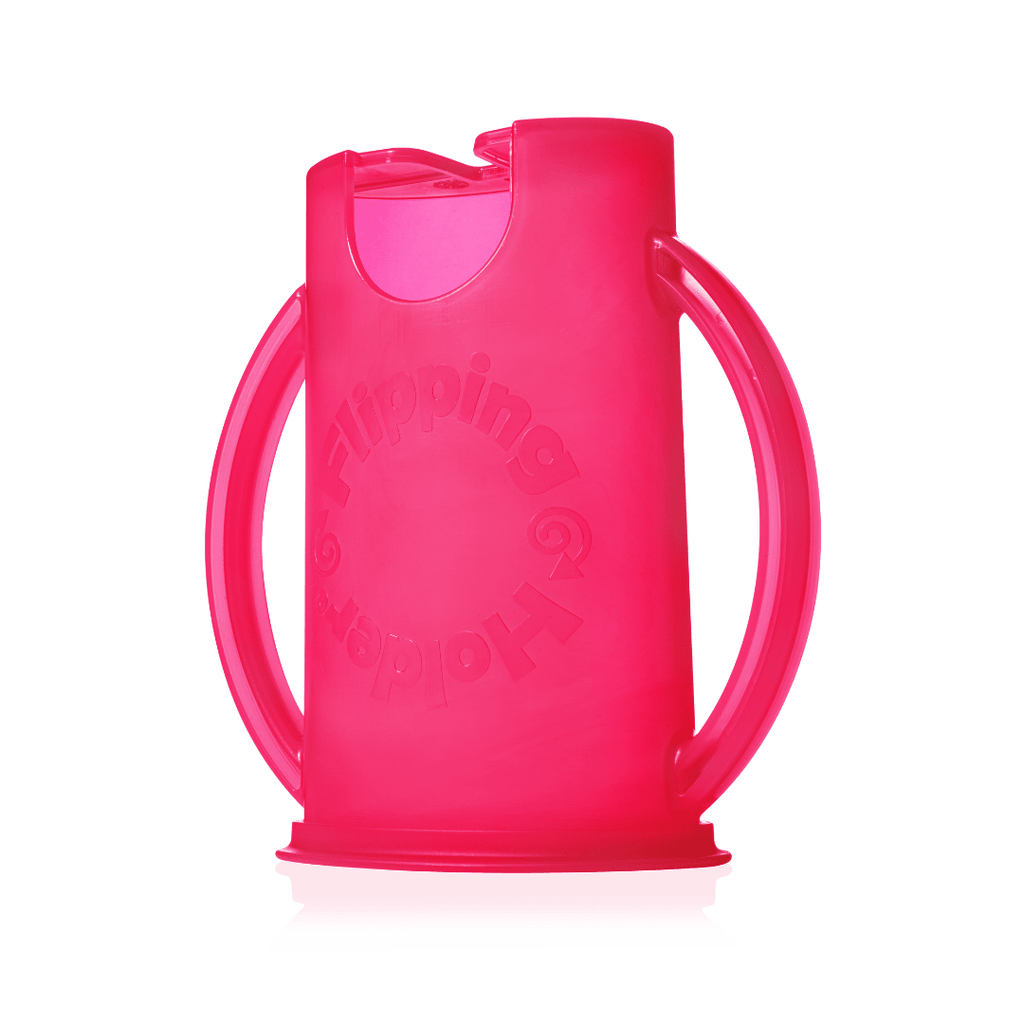 Flipping Holder DELUXE w/ LID (Pink) - Shop Avnu