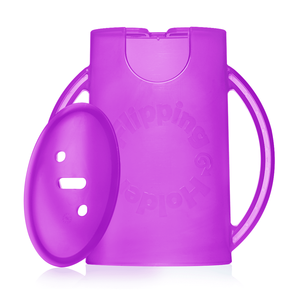 Flipping Holder DELUXE w/ LID (Purple) - Shop Avnu