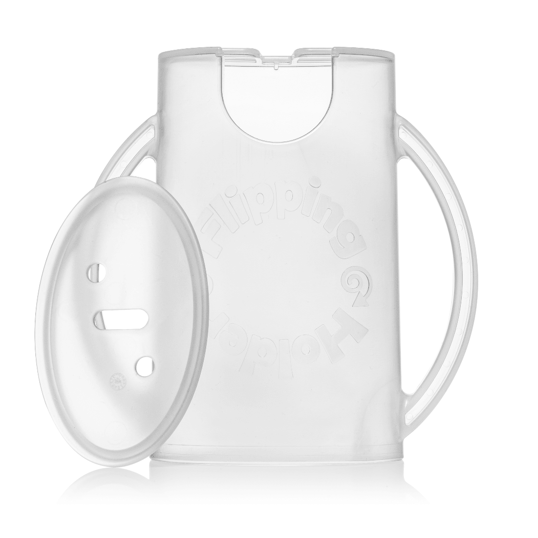 Flipping Holder DELUXE w/ LID (White) - Shop Avnu