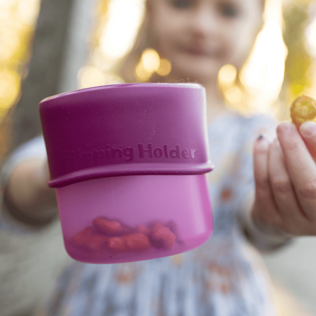 Flipping Holder Snack Cup - Spill Proof, Easy to Clean - Shop Avnu