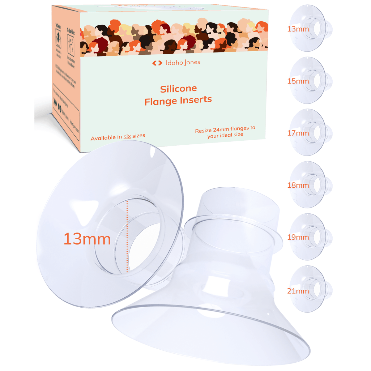 Breast Pump Flange Inserts - Silicone - Shop Avnu