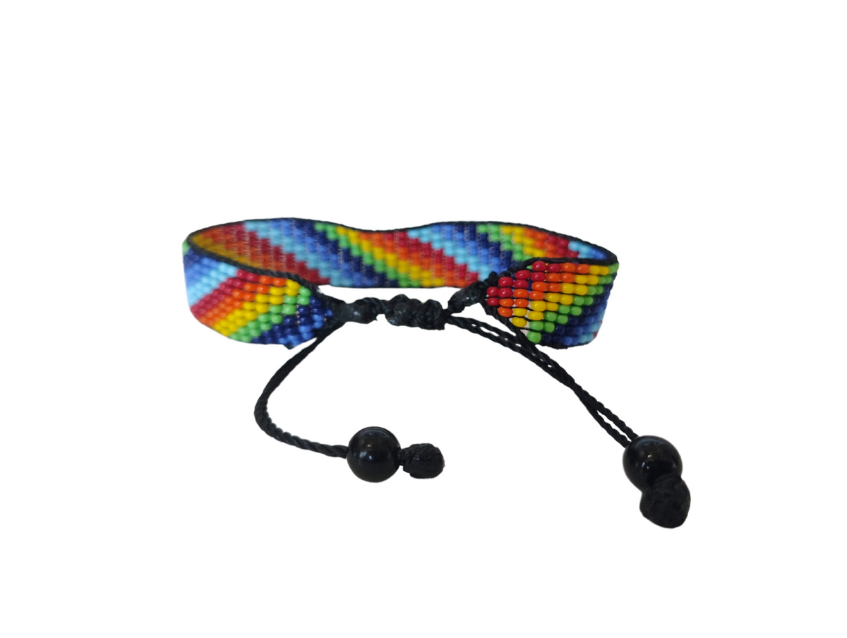 Rainbow Pride Love Bracelet – Handmade with Purpose