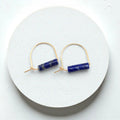 Arc Gemstone Earrings - Mountain Sunset