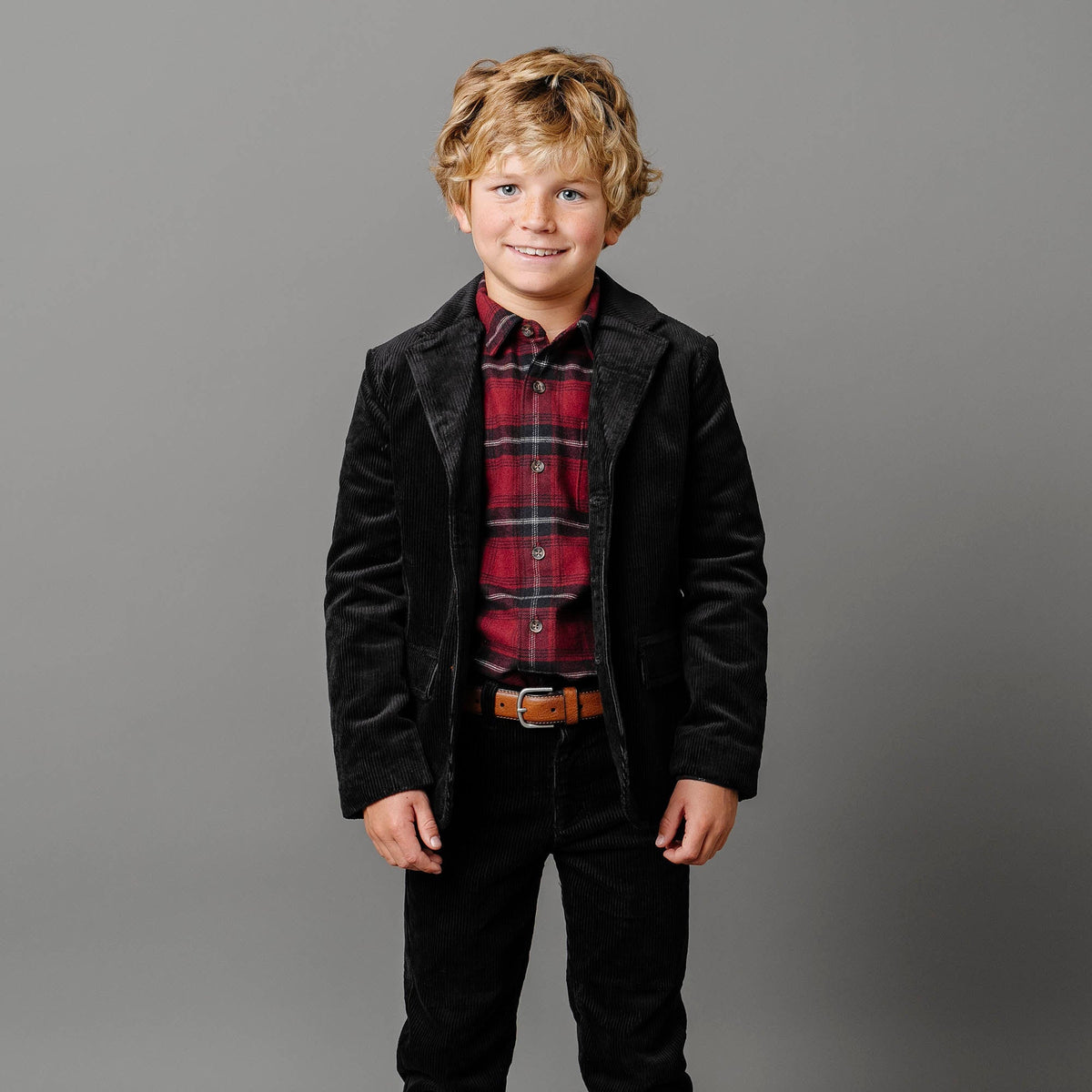 Organic Corduroy Blazer with Elbow Patches - Baby