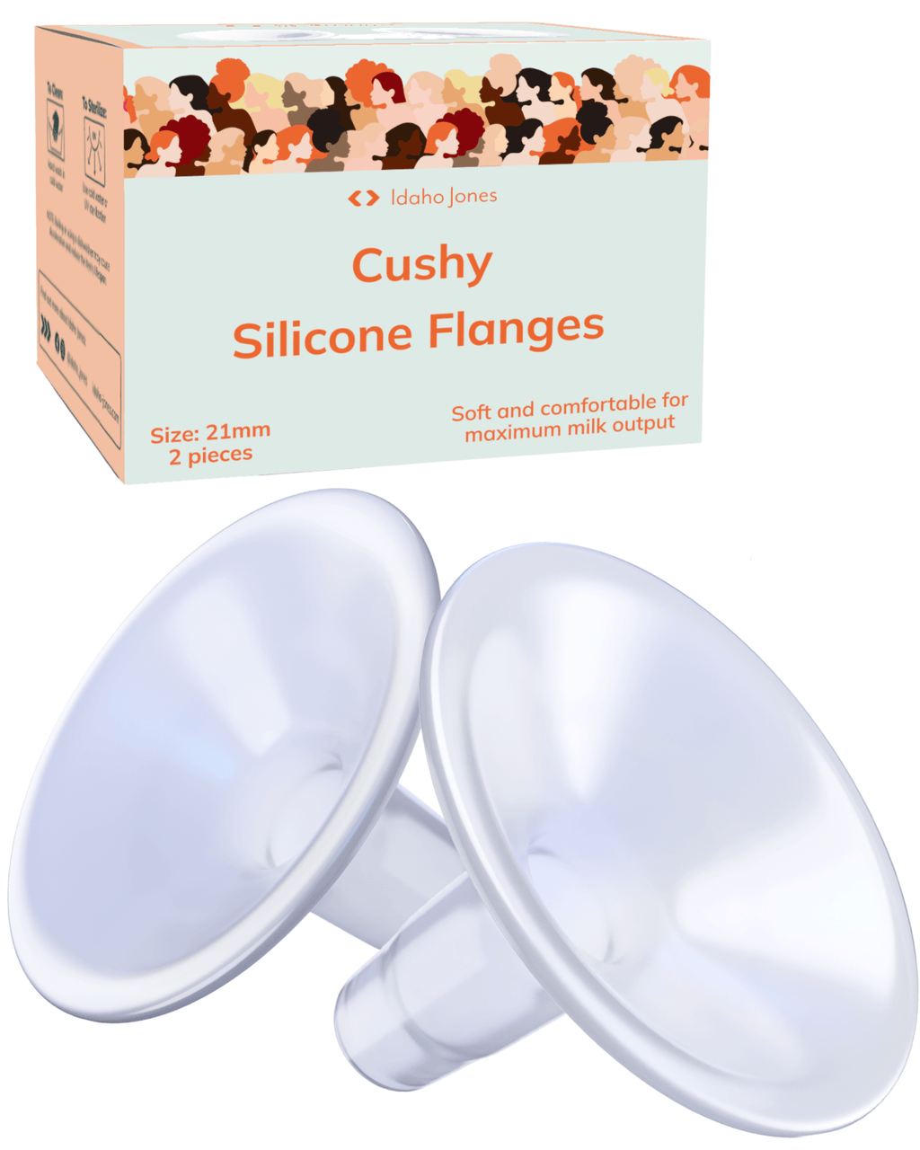 Silicone Breast Pump Flanges - Cushy - Shop Avnu