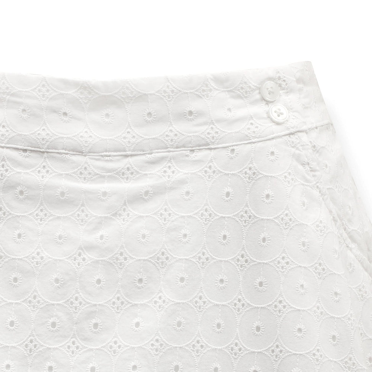 Organic Eyelet Skort