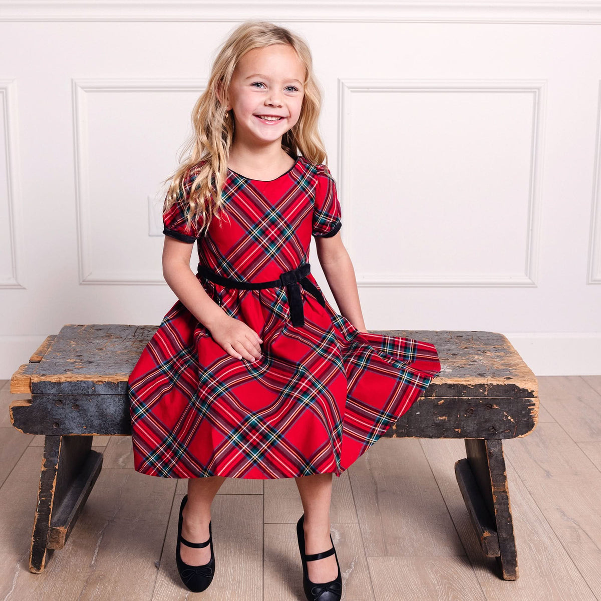 Puff Sleeve Party Dress - Baby
