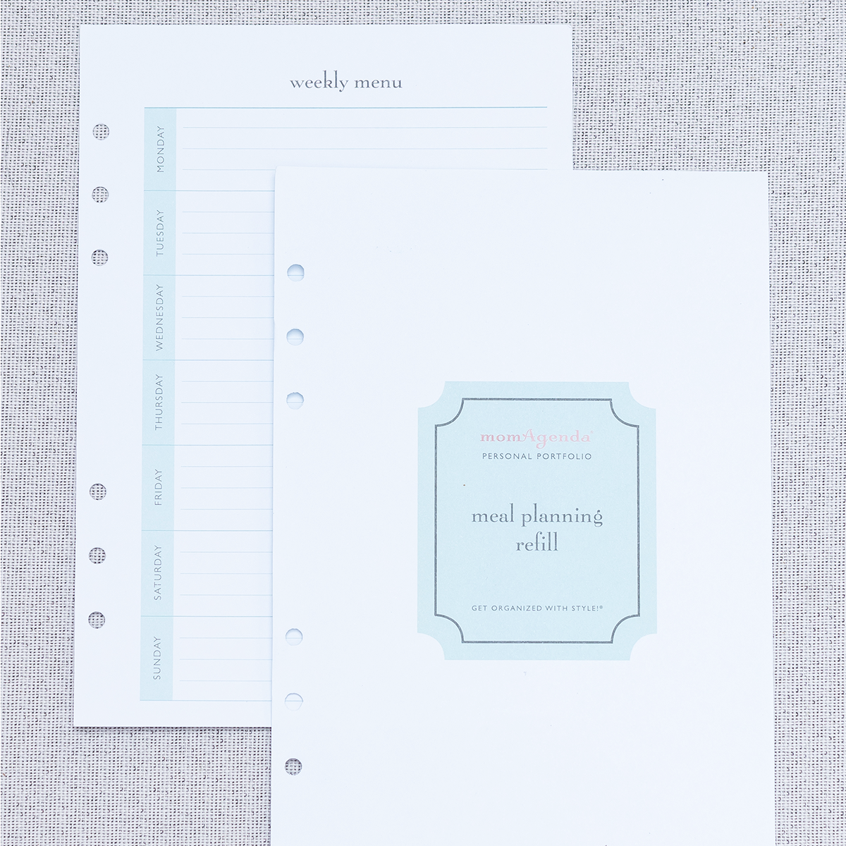 A5 Refills for Meal Planning, To-Do Lists & Notes