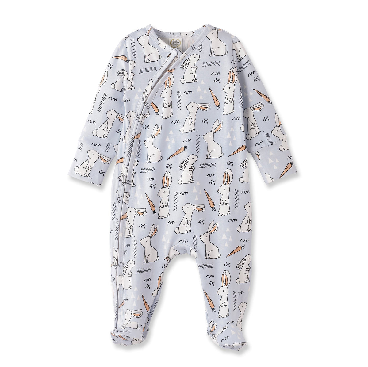 Cottontail Crew Soft Bamboo Easter Zipper Romper for Baby - Shop Avnu