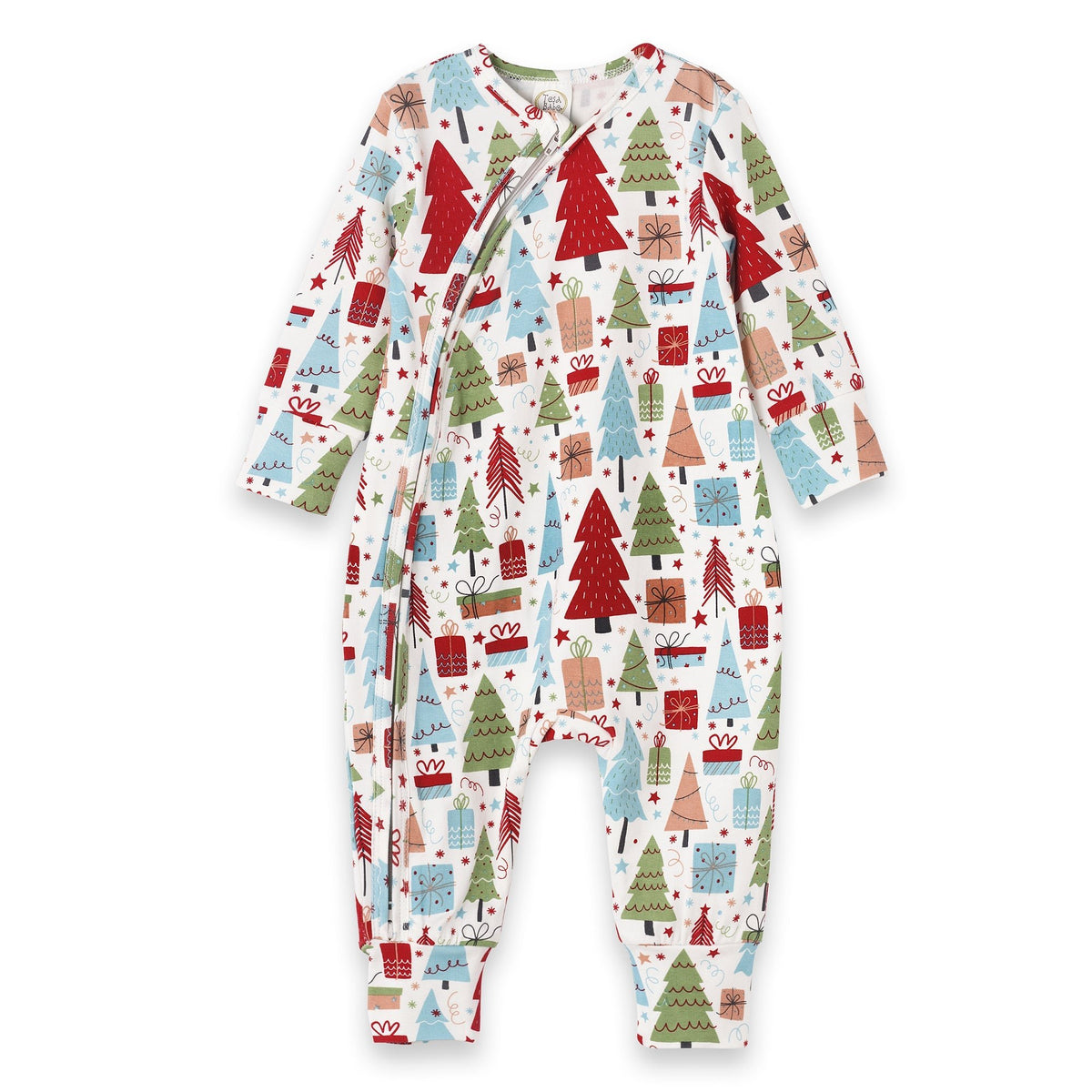 Christmas Merry Baby Bamboo Zipper Romper - Family Matching - Shop Avnu