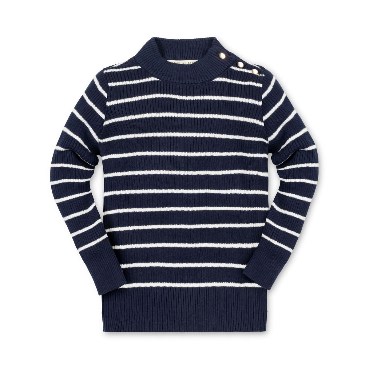 Organic Mock Neck Sweater
