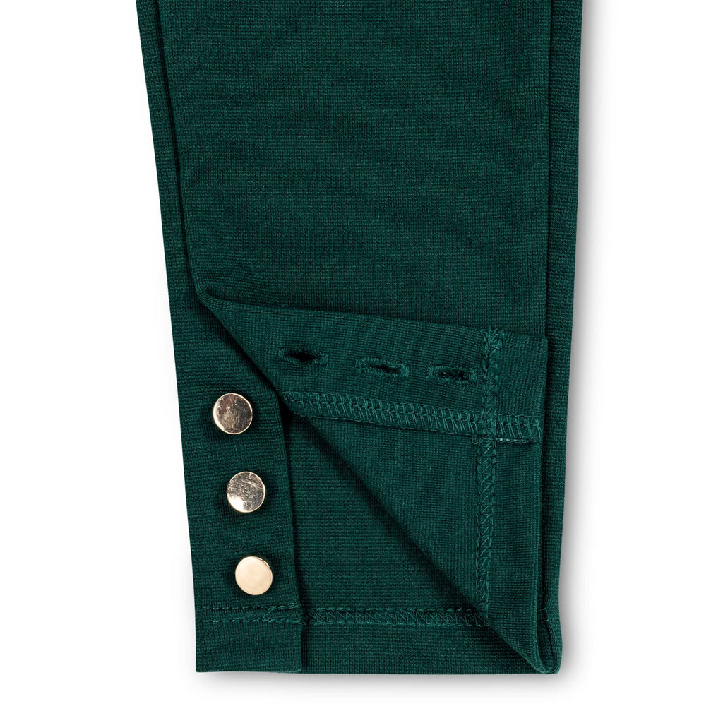 Button Cuff Ponte Pant