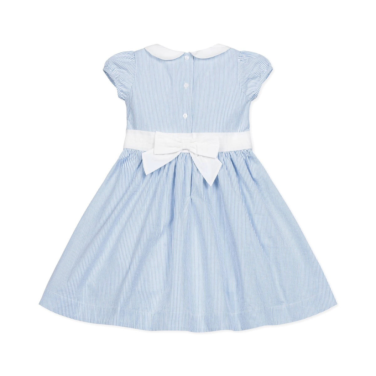 Organic Seersucker Peter Pan Collar Dress