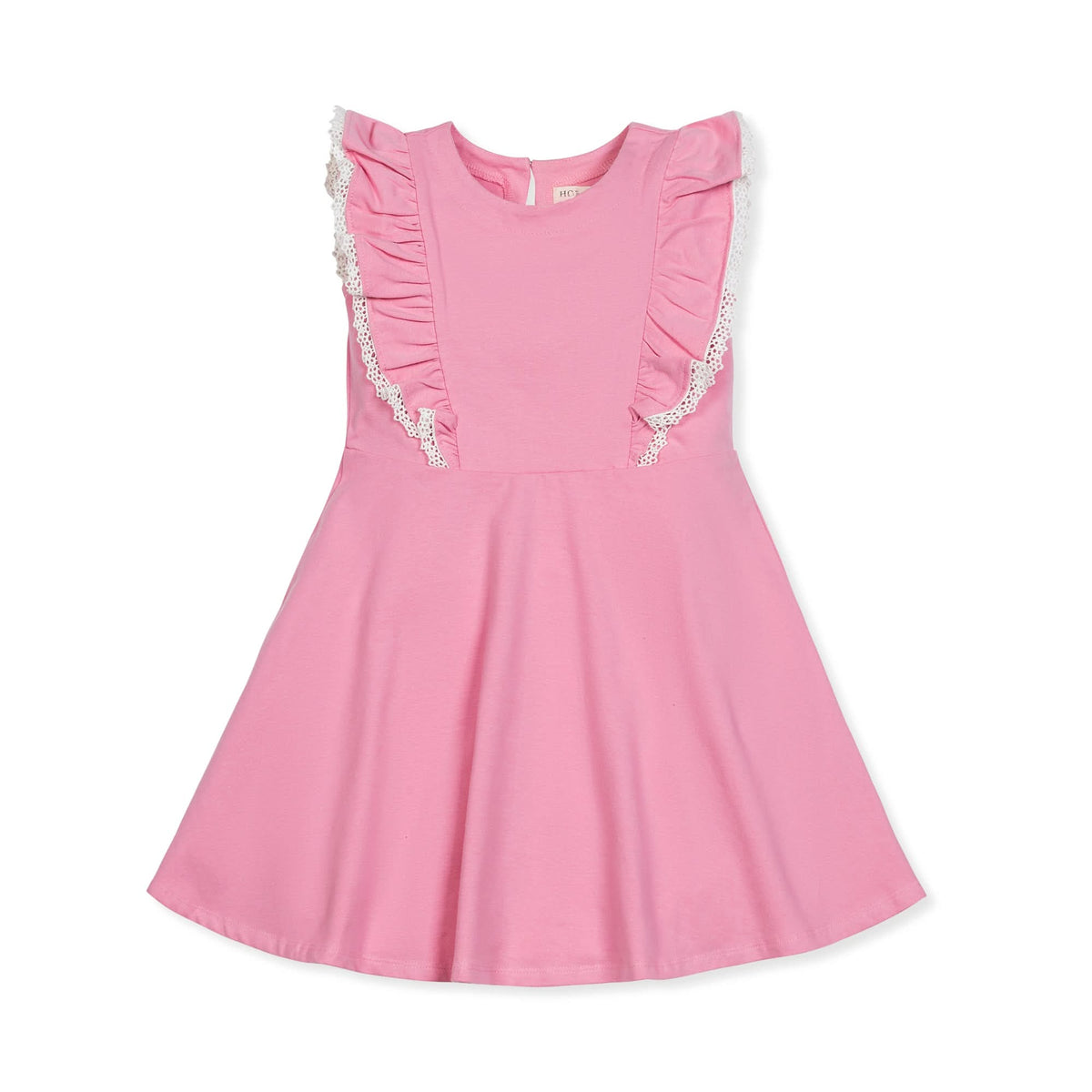 Sleeveless Organic Knit Pinafore Dress