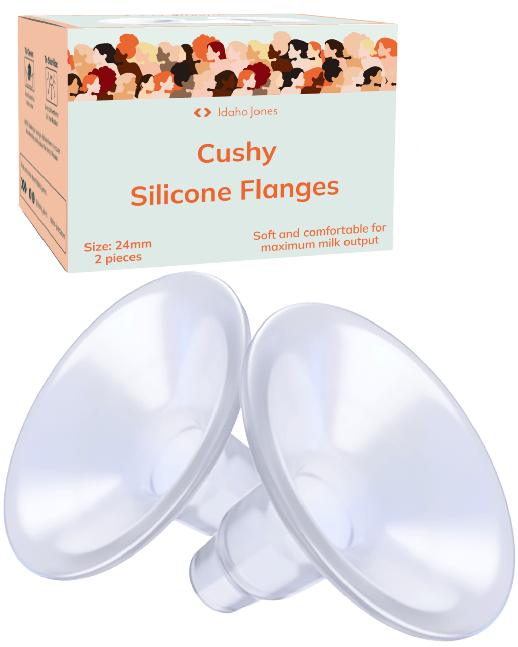 Silicone Breast Pump Flanges - Cushy - Shop Avnu