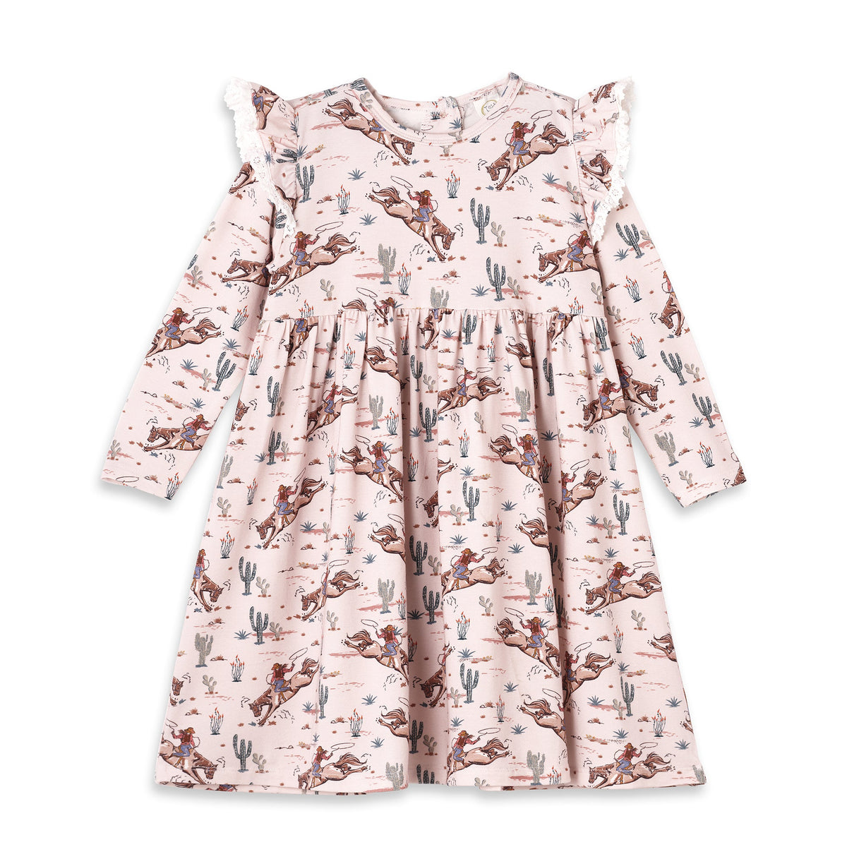 Prairie Princess Girl's Western Cowgirl Bamboo Dress - Shop Avnu