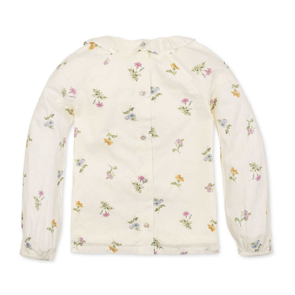 Organic Ruffle Collar Top