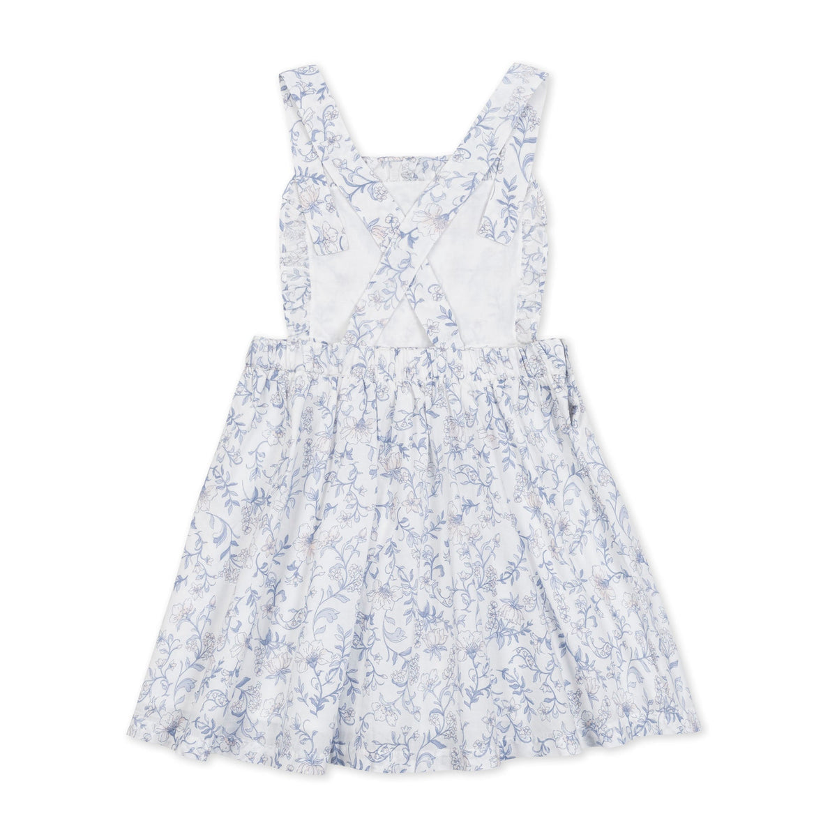 Organic Ruffle Apron Dress