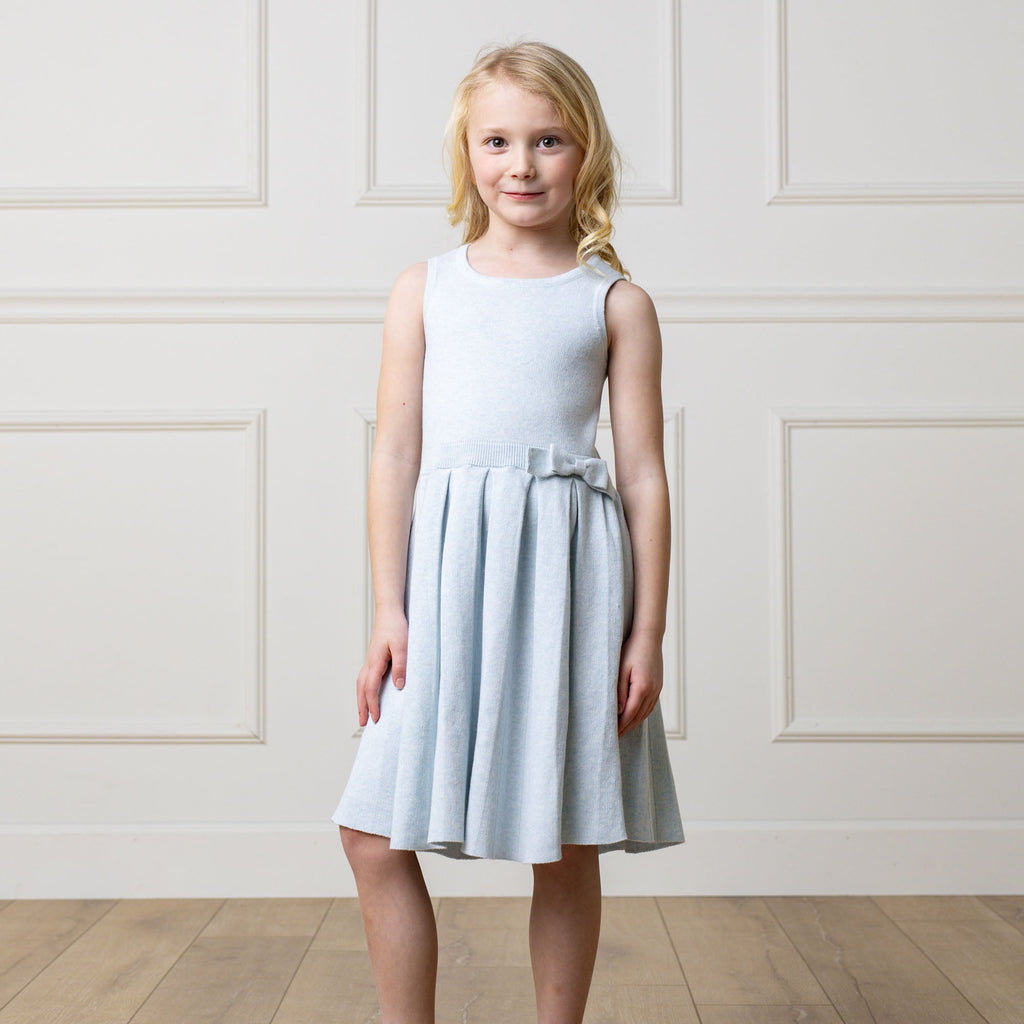 Organic Pleated Sweater Dress