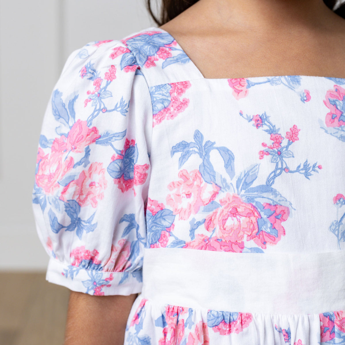 Organic Puff Sleeve Party Dress