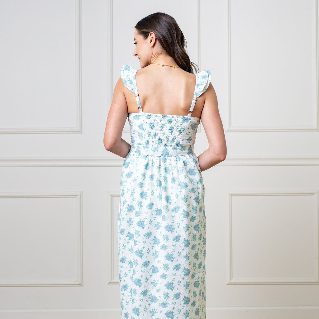 Linen Flutter Party Dress
