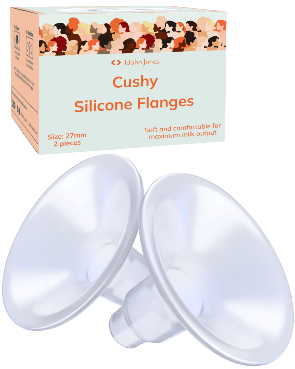 Silicone Breast Pump Flanges - Cushy - Shop Avnu