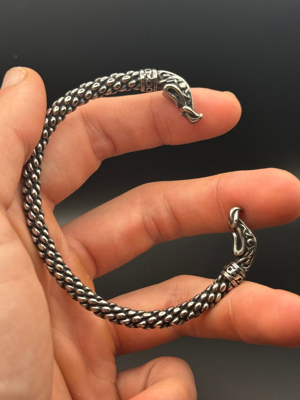 Dragon Head Arm Ring - Shop Avnu