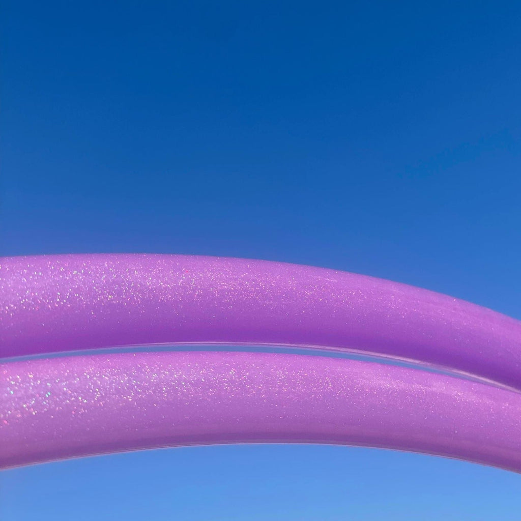 Purple Stardust 5/8" Polypro Hula Hoop - Ready to Ship