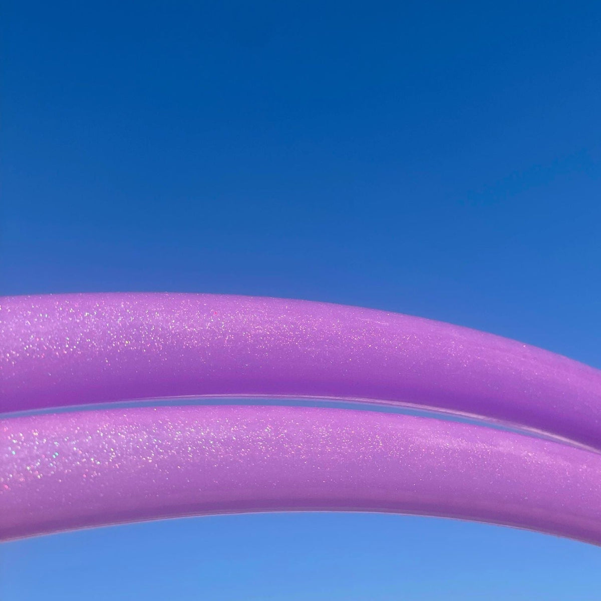 Purple Stardust 5/8" Polypro Hula Hoop - Ready to Ship