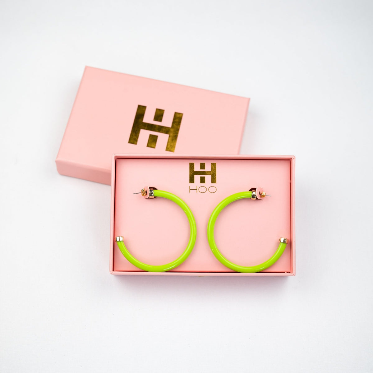Lime Green Hoop Earrings - Shop Avnu
