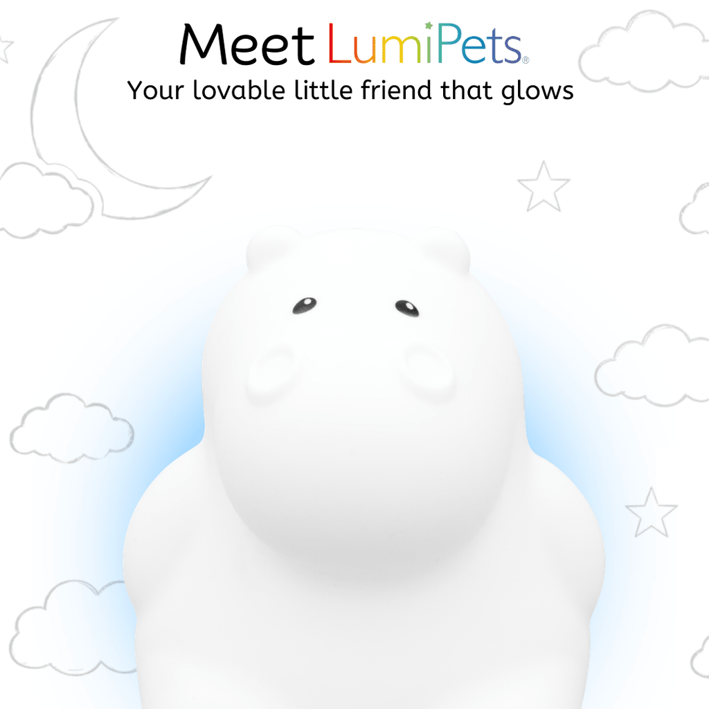 LumiPets® Honey the Hippo - Children's Touch Night Light - Shop Avnu