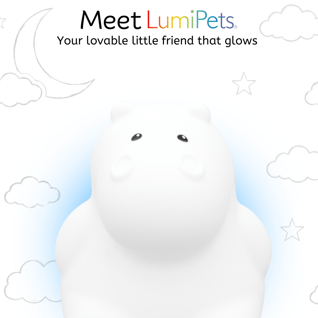 LumiPets® Honey the Hippo - Children's Touch Night Light - Shop Avnu