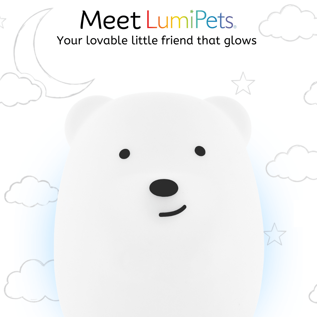 LumiPets® Bella the Bear - Children's Touch Night Light Junior - Shop Avnu