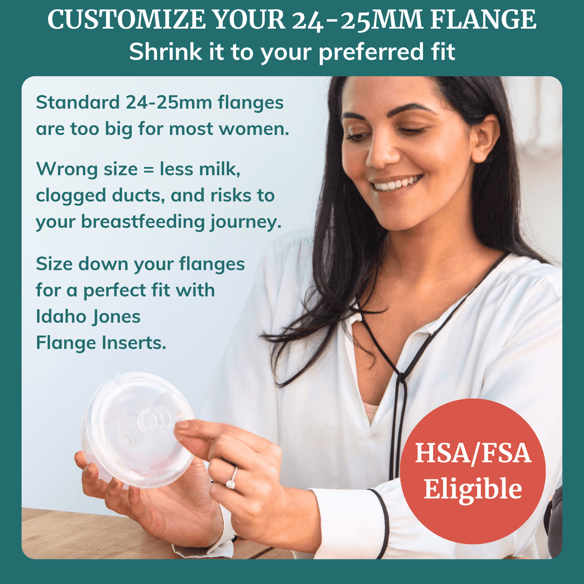 Breast Pump Flange Inserts - Silicone - Shop Avnu