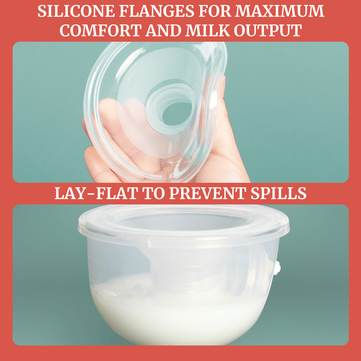 Milk Collection Cups with Silicone Flanges - Pump - A - Collect - Shop Avnu