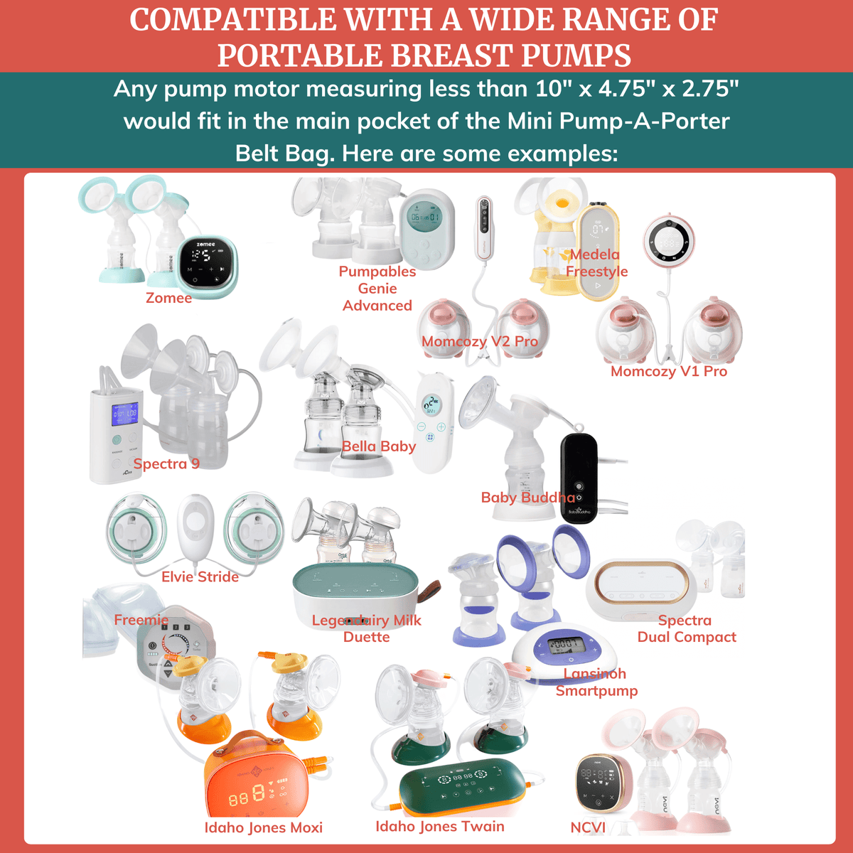 Belt Bag for Small Breast Pumps - Mini Pump - A - Porter - Shop Avnu