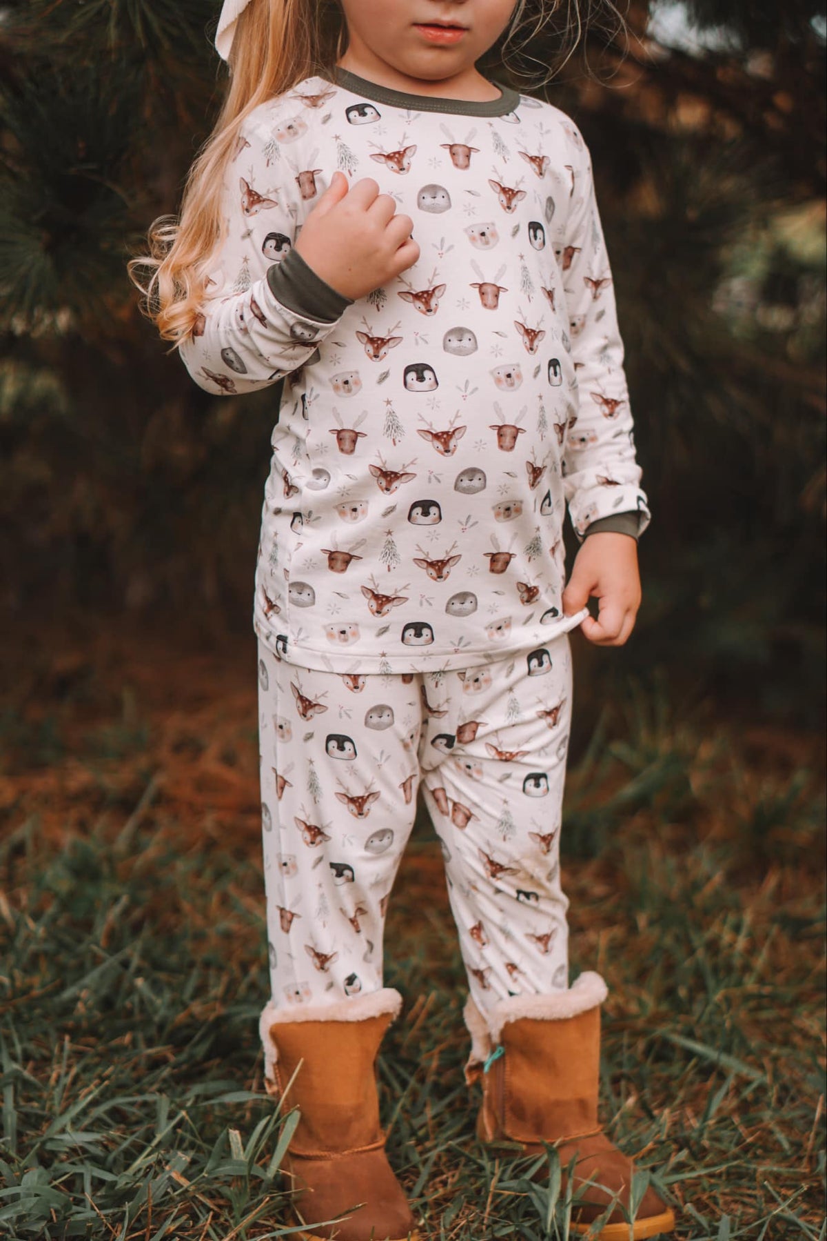 North Pole Pals 2pc Bamboo Pajamas - Shop Avnu