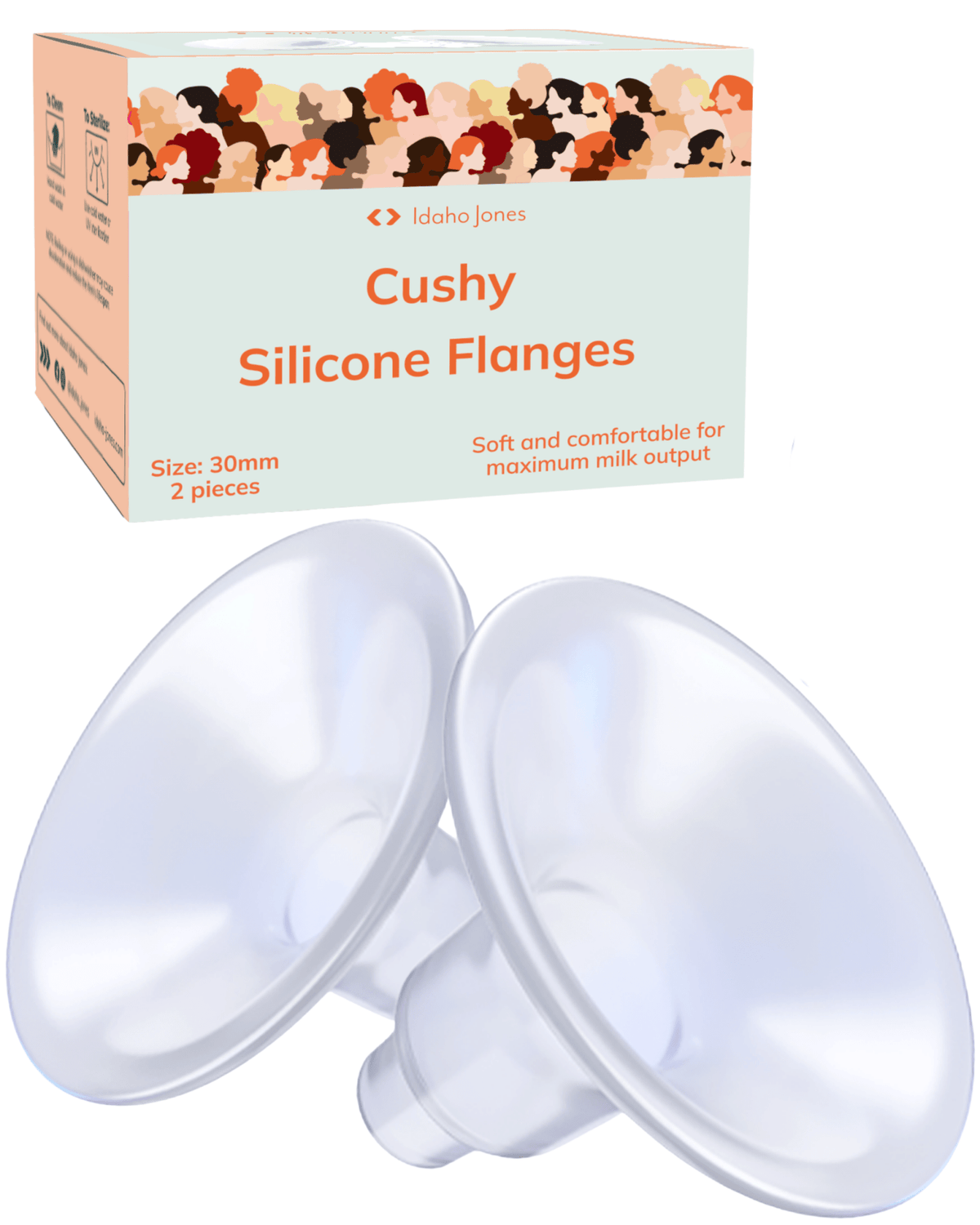 Silicone Breast Pump Flanges - Cushy - Shop Avnu