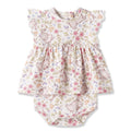 Bunny Blooms Baby Girl's Bamboo Skirted Bodysuit for Easter - Shop Avnu