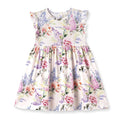 Dream Blossom Bamboo Baby Toddler Dress - Watercolor Floral - Shop Avnu